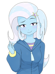 Size: 1668x2224 | Tagged: safe, artist:batipin, trixie, equestria girls, g4, female, looking at you, simple background, solo, transparent background