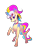 Size: 935x1323 | Tagged: safe, artist:calena, oc, oc only, oc:trinity deblanc (new), pony, unicorn, 2022 community collab, derpibooru community collaboration, crystal, crystal horn, ear fluff, ear piercing, grin, horn, jewelry, looking at you, multicolored mane, piercing, simple background, smiling, style emulation, transparent background