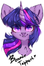 Size: 1181x1734 | Tagged: safe, artist:mysha, twilight sparkle, pony, unicorn, collaboration:too many twilight, g4, bust, collaboration, ear fluff, female, looking at you, mare, neck fluff, portrait, simple background, solo, transparent background
