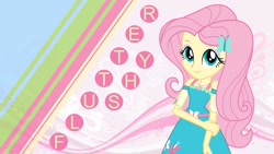 Size: 1365x768 | Tagged: safe, artist:asrafpie, fluttershy, equestria girls, g4, wallpaper