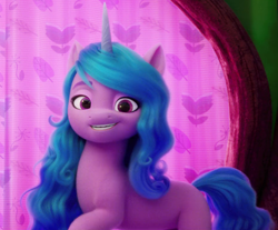 Size: 930x770 | Tagged: safe, screencap, izzy moonbow, pony, unicorn, g5, my little pony: a new generation, cropped, female, mare, solo