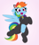 Size: 2724x3074 | Tagged: safe, artist:pabbley, color edit, edit, rainbow dash, pegasus, pony, g4, adorasexy, animal costume, bell, bell collar, belly button, cat bell, cat costume, cat ears, clothes, collar, colored, costume, cute, cute little fangs, dashabetes, fangs, female, high res, mare, open mouth, open smile, rainbow cat, sexy, simple background, smiling, solo, stupid sexy rainbow dash