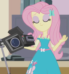 Size: 1594x1723 | Tagged: safe, screencap, fluttershy, equestria girls, g4, my little pony equestria girls: better together, outtakes (episode), cropped, solo