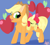 Size: 2598x2362 | Tagged: safe, artist:jubyskylines, apple bloom, applejack, earth pony, pony, g4, adorabloom, apple, apple background, apple bloom riding applejack, apple sisters, cute, duo, duo female, eye clipping through hair, eyes closed, female, filly, food, high res, jackabetes, looking at you, mare, open mouth, open smile, ponies riding ponies, riding, siblings, sisters, sleeping, smiling, smiling at you, sweet dreams fuel, tongue out, wholesome