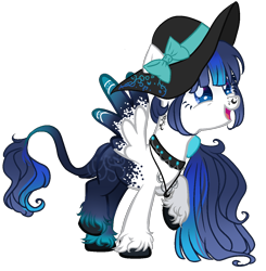 Size: 1188x1212 | Tagged: safe, artist:kyannepopys, oc, oc only, pegasus, pony, base used, choker, female, hat, mare, nose piercing, nose ring, pegasus oc, piercing, simple background, solo, sun hat, transparent background, unshorn fetlocks