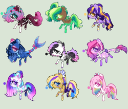 Size: 2296x1956 | Tagged: safe, artist:kyannepopys, oc, oc only, earth pony, pony, sea pony, unicorn, base used, earth pony oc, female, horn, mare, simple background, unicorn oc