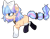 Size: 1556x1224 | Tagged: safe, artist:kyannepopys, artist:pegasski, oc, oc only, cat, cat pony, original species, pony, g4, base used, bow, clothes, female, hair bow, mare, simple background, smiling, socks, solo, transparent background