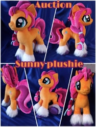 Size: 1200x1600 | Tagged: safe, artist:kuroran, sunny starscout, earth pony, pony, g5, my little pony: a new generation, advertisement, female, irl, photo, plushie, solo