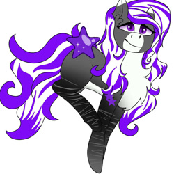 Size: 1500x1500 | Tagged: safe, artist:teonnakatztkgs, oc, oc only, earth pony, pony, chest fluff, earth pony oc, simple background, smiling, solo, white background