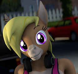 Size: 1637x1552 | Tagged: safe, alternate angle, alternate version, artist:xxsfmartxx, oc, oc only, oc:nikytaequeen, anthro, 3d, commissioner:nickyequeen, cropped, female, profile picture, solo, source filmmaker