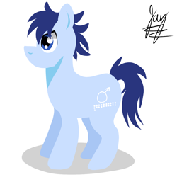 Size: 1000x1000 | Tagged: safe, artist:jay_wackal, oc, oc:p-21, earth pony, pony, fallout equestria, fallout equestria: project horizons, fanfic art, ibispaint x, lineless, male, simple