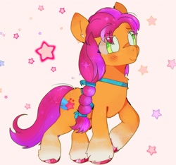 Size: 2459x2298 | Tagged: safe, artist:bug-roux, sunny starscout, earth pony, pony, g5, my little pony: a new generation, blushing, female, high res, mare, solo