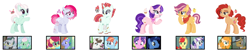 Size: 3028x624 | Tagged: safe, artist:pigeonfromrussia, bow hothoof, bright mac, cloudy quartz, cookie crumbles, gentle breeze, hondo flanks, igneous rock pie, night light, pear butter, posey shy, twilight velvet, windy whistles, oc, earth pony, pegasus, pony, unicorn, g4, base used, bio in description, cloud, cloudy, female, infidelity, male, mare, offspring, parent swap, parent swap au, parent:bow hothoof, parent:bright mac, parent:cloudy quartz, parent:cookie crumbles, parent:gentle breeze, parent:hondo flanks, parent:igneous rock pie, parent:night light, parent:pear butter, parent:posey shy, parent:twilight velvet, parent:windy whistles, parents:brightvelvet, parents:cloudybreeze, parents:nightcookie, parents:pearock, parents:poseybow, parents:windyflanks, poseybow, screencap reference, ship:brightvelvet, ship:cloudybreeze, ship:nightcookie, ship:pearock, ship:windyflanks, shipping, straight