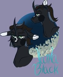 Size: 900x1100 | Tagged: safe, artist:silagekiddz, oc, oc only, pony, unicorn, bust, duo, frown, horn, male, stallion, unicorn oc