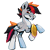 Size: 640x640 | Tagged: safe, artist:hikkage, oc, oc only, oc:primaryforce, pegasus, pony, male, pixel art, rearing, shield, simple background, solo, stallion, transparent background