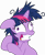 Size: 6000x7382 | Tagged: safe, artist:twilirity, twilight sparkle, pony, unicorn, g4, lesson zero, season 2, absurd resolution, messy mane, simple background, solo, transparent background, twilight snapple, twilynanas, unicorn twilight, vector