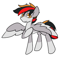 Size: 2992x2864 | Tagged: safe, artist:mimicryfluffoarts, oc, oc only, oc:primaryforce, pegasus, pony, high res, simple background, solo, transparent background