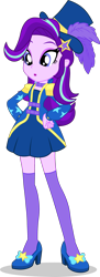 Size: 986x2712 | Tagged: safe, artist:dustinwatsongkx, starlight glimmer, trixie, equestria girls, equestria girls series, g4, street magic with trixie, spoiler:eqg series (season 2), clothes swap, female, simple background, solo, transparent background