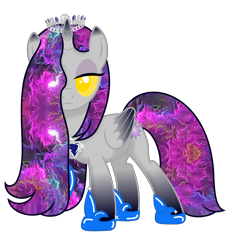 Size: 5000x4718 | Tagged: safe, artist:dtavs.exe, oc, oc:moonlight snowfire, alicorn, pony, 2022 community collab, derpibooru community collaboration, alicorn oc, colored wings, female, folded wings, gradient wings, horn, jewelry, looking at you, mare, pendant, simple background, solo, tiara, transparent background, wings