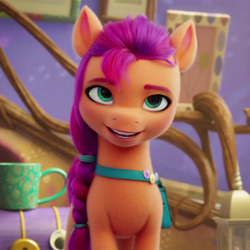 Size: 804x804 | Tagged: safe, screencap, sunny starscout, earth pony, pony, g5, my little pony: a new generation, cropped, female, mare, solo