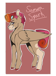 Size: 1831x2500 | Tagged: safe, artist:silagekiddz, oc, oc only, pegasus, pony, bio in description, colored hooves, magical lesbian spawn, male, offspring, parent:fluttershy, parent:rolling thunder, pegasus oc, simple background, solo, stallion, transparent background, wings