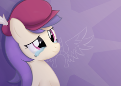 Size: 2970x2100 | Tagged: safe, artist:candy meow, oc, oc only, oc:ellowee, earth pony, pony, crying, earth pony oc, feathered hat, flag, high res, mascot, proud, solo, tears of joy, two toned mane