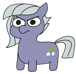 Size: 841x819 | Tagged: safe, artist:ypse, limestone pie, earth pony, pony, g4, female, limestone pie is not amused, mare, simple background, solo, squatpony, transparent background