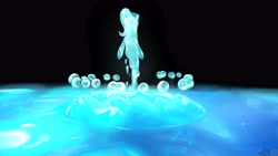 Size: 6222x3500 | Tagged: safe, artist:mixdaponies, oc, oc:obabscribbler, final fantasy, final fantasy vii, final fantasy vii advent children, water, water drops