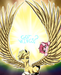 Size: 5120x6222 | Tagged: safe, artist:mixdaponies, oc, oc only, oc:suni, pegasus, pony, impossibly large wings, large wings, looking at you, pegasus oc, wings