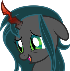 Size: 2686x2730 | Tagged: safe, artist:shootingstarsentry, oc, oc:nightshade (digimonlover101), changepony, hybrid, female, floppy ears, high res, interspecies offspring, offspring, parent:king sombra, parent:queen chrysalis, parents:chrysombra, simple background, solo, transparent background, vector