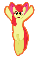 Size: 1000x1500 | Tagged: safe, artist:ikasama, apple bloom, earth pony, pony, g4, female, filly, foal, simple background, solo, transparent background
