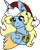 Size: 1158x1444 | Tagged: safe, artist:tired-horse-studios, oc, oc only, alicorn, pony, alicorn oc, bust, christmas, colored wings, female, folded wings, green eyes, hat, holiday, horn, mare, portrait, santa hat, simple background, solo, transparent background, two toned wings, wings