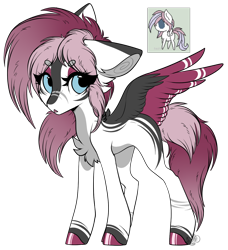 Size: 1320x1450 | Tagged: safe, artist:beamybutt, artist:monogy, oc, oc only, pegasus, pony, base used, chest fluff, eyelashes, female, hoof polish, mare, pegasus oc, simple background, transparent background, wings