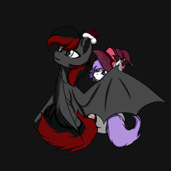 Size: 1500x1500 | Tagged: safe, artist:alistair504, oc, oc:shadow sky, oc:silvi francele, bat pony, pony