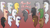 Size: 4808x2697 | Tagged: safe, artist:somber, oc, oc only, oc:gerhard, oc:glyphie, oc:golden flash, oc:grisly storm, oc:gunny, oc:jag, oc:kalimu, oc:kasimir longtalons, oc:remelle redwing, oc:sombird, oc:valiant effort, griffon, christmas, griffon oc, group, group photo, holiday