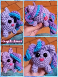 Size: 2048x2730 | Tagged: safe, artist:casquitos kawaii, starlight glimmer, pony, unicorn, g4, amigurumi, crochet, handmade, high res, irl, photo, plushie, solo