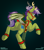 Size: 1405x1600 | Tagged: safe, alternate version, artist:meowcephei, oc, oc:grey seeking dusk, bat pony, pony, animal costume, bat pony oc, butt, christmas, costume, holiday, plot, reindeer costume, solo