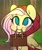 Size: 1718x2048 | Tagged: safe, artist:sakukitty, fluttershy, pegasus, pony, g4, basket, cute, female, hood, little red riding hood, mare, mouth hold, no pupils, shyabetes, smiling, solo