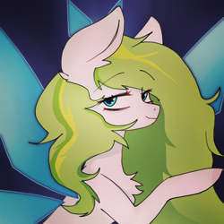 Size: 1080x1080 | Tagged: safe, oc, oc only, oc:tea fairy, earth pony, pegasus, pony, looking at you, smiling, smiling at you