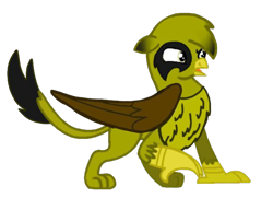 Size: 588x425 | Tagged: safe, artist:beesmeliss, oc, oc:guno, griffon, base used, male, simple background, solo, transparent background