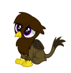 Size: 494x506 | Tagged: safe, artist:beesmeliss, oc, oc:gweni, griffon, base usaed, base used, chickub, female, simple background, solo, transparent background