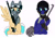 Size: 2428x1700 | Tagged: safe, artist:euphorictheory, oc, oc only, oc:flareblitz, oc:snow blizzard, pegasus, pony, balaclava, camouflage, clothes, duo, goggles, gun, headset, helmet, male, military, military uniform, simple background, soldier, stallion, uniform, vest, weapon, white background, wings