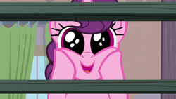 Size: 1280x720 | Tagged: safe, screencap, sugar belle, pony, unicorn, g4, hard to say anything, season 7, cute, daaaaaaaaaaaw, dhx is trying to murder us, dilated pupils, female, hnnng, hooves on cheeks, looking at you, mare, oh my gosh, open mouth, puppy dog eyes, solo, staring into your soul, sugarbetes, surprised, sweet dreams fuel, weapons-grade cute