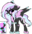 Size: 1356x1440 | Tagged: safe, artist:beamybutt, artist:monogy, oc, oc only, pegasus, pony, base used, chest fluff, duo, eye clipping through hair, eyelashes, female, hoof fluff, mare, pegasus oc, simple background, transparent background, wings