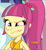 Size: 1002x1080 | Tagged: safe, screencap, sour sweet, sugarcoat, dance magic, equestria girls, equestria girls specials, g4, :s, annoyed, cropped, discovery family, discovery family logo, female, freckles, logo, offscreen character, ponytail, sleeveless, sour sweet is not amused, wavy mouth