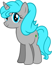 Size: 962x1200 | Tagged: safe, artist:mistpony, oc, oc only, oc:tara mistpony, pony, unicorn, 2022 community collab, derpibooru community collaboration, eyelashes, female, full body, horn, looking at you, mare, show accurate, simple background, smiling, smiling at you, solo, standing, tail, transparent background, unicorn oc