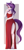 Size: 1287x2636 | Tagged: safe, artist:vetta, rarity, unicorn, anthro, unguligrade anthro, g4, bracelet, clothes, dress, female, glasses, jewelry, necklace, rarity's glasses, red dress, side slit, solo, total sideslit, unshorn fetlocks