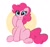Size: 4096x3863 | Tagged: safe, artist:kittyrosie, pinkie pie, earth pony, pony, g4, :p, blushing, cute, diapinkes, female, heart, heart eyes, mare, ponk, silly, silly pony, simple background, solo, tongue out, white background, wingding eyes