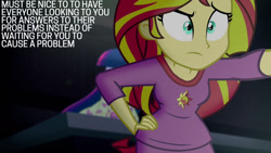 Size: 1280x720 | Tagged: safe, edit, edited screencap, editor:quoterific, screencap, sunset shimmer, twilight sparkle, equestria girls, g4, my little pony equestria girls: rainbow rocks, clothes, cutie mark on clothes, female, pajamas, sleepover, slumber party
