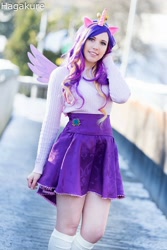 Size: 1365x2048 | Tagged: safe, artist:niv cosplay, princess cadance, human, g4, 2017, clothes, cosplay, costume, irl, irl human, photo, skirt, solo